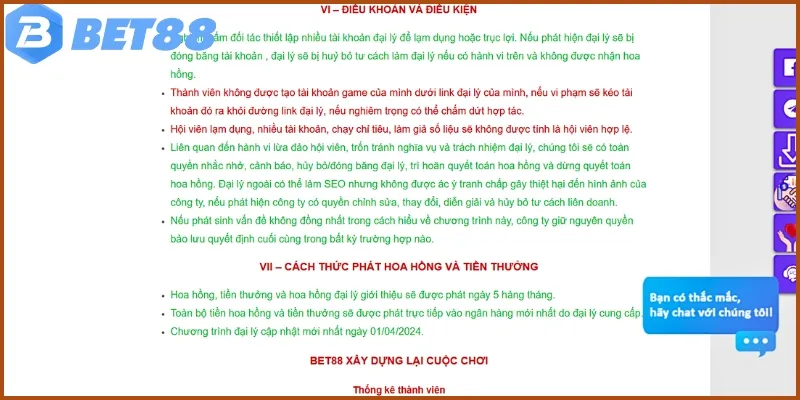 Đáp ứng các điều kiện và điều khoản khi trở thành đại lý