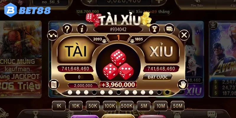 Lý do tài xỉu online bet88 hot
