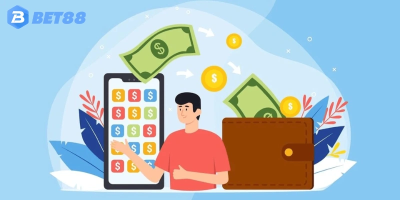 Quy trình rút tiền Bet88