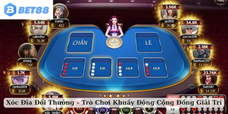 xóc đĩa đổi thưởng